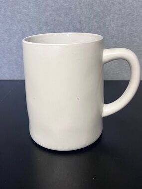 Hearth And Hand Magnolia Stoneware Mug Cream White Matte Heavy Tall Coffee Tea